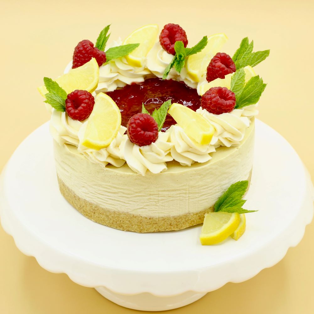 Recipe: raspberry and lemon cheesecake