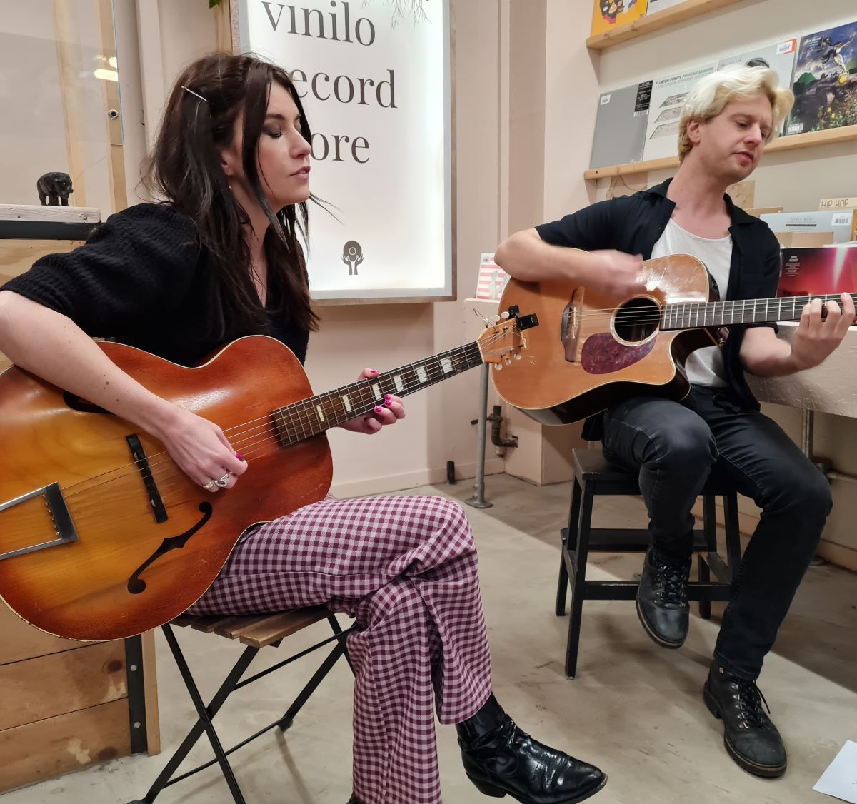 Review: Blood Red Shoes album launch at Vinilo Record Store