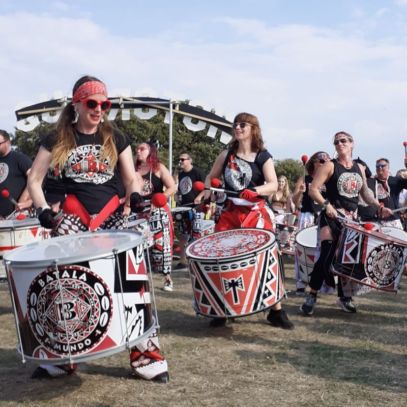 Why I drum – beating out rhythms as part of Portsmouth Batala samba-reggae band