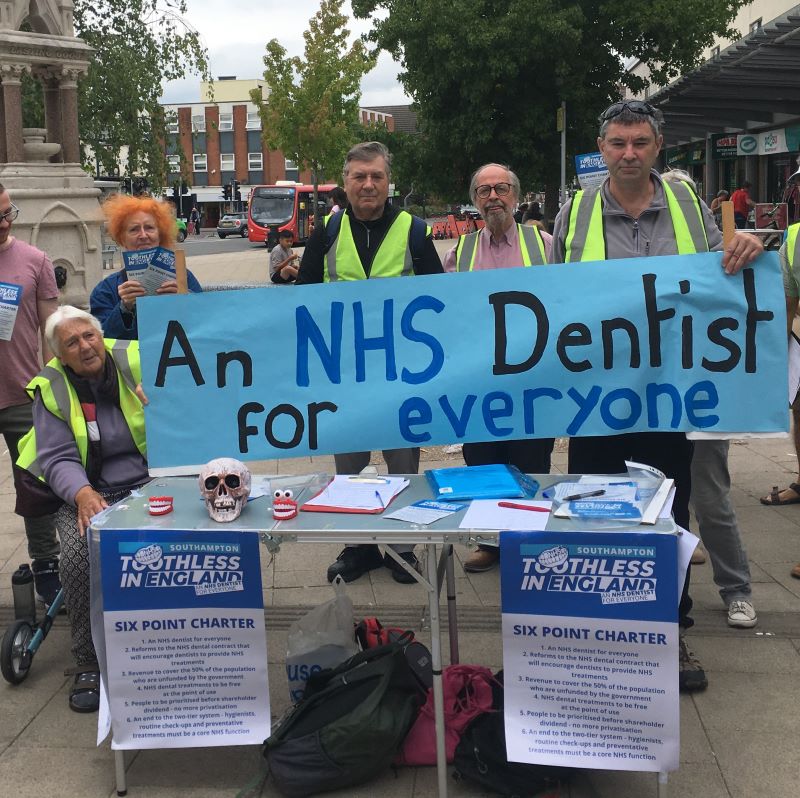 Campaigners for NHS dentist access take to Southampton streets