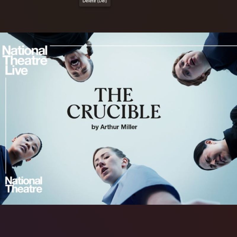 Review: The National Theatre Live Presents: The Crucible at Theatre Royal Winchester, February 1