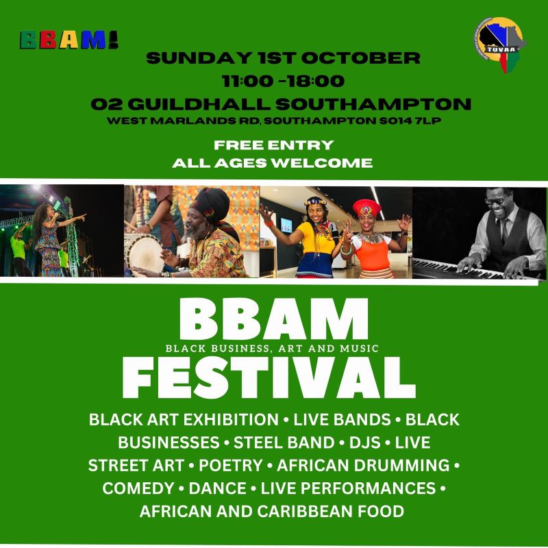 Black Businesses, Art and Music Festival in Southampton this weekend