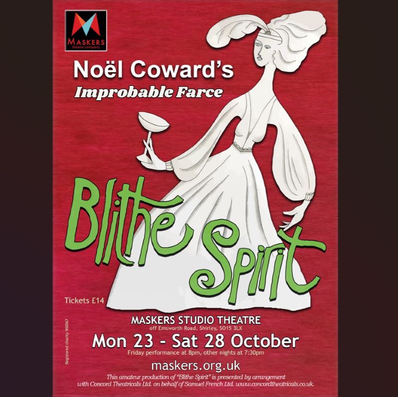 Applause review: Blithe Spirit, Maskers Theatre Company, Southampton