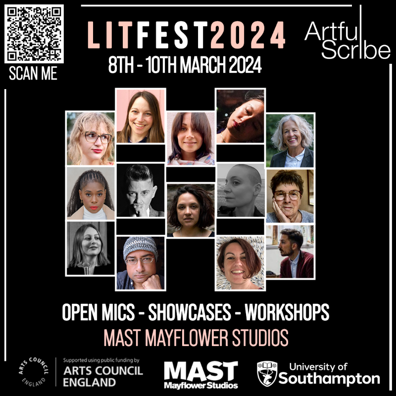 Artful Scribe’s LIT FEST 2024 comes to Southampton in March